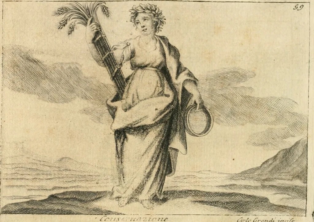 An illustration from Iconologia del cavaliere Cesare Ripa, perugino, 1764, leaf 37