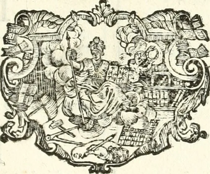 An illustration from Iconologia del cavaliere Cesare Ripa, perugino, 1764, leaf 438
