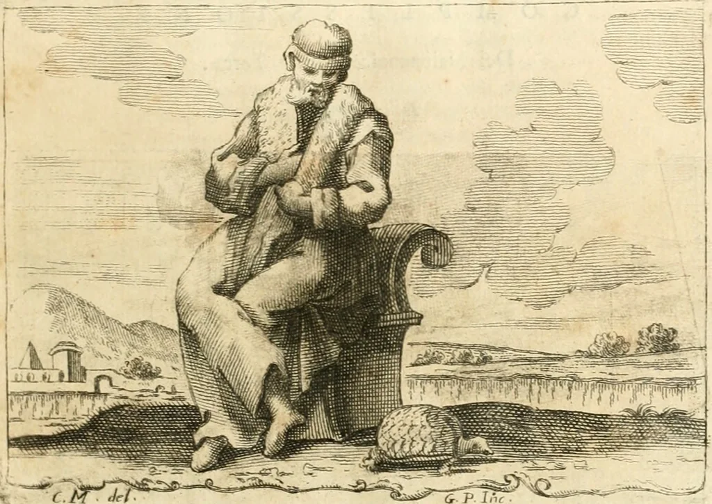 An illustration from Iconologia del cavaliere Cesare Ripa, perugino, 1764, leaf 48
