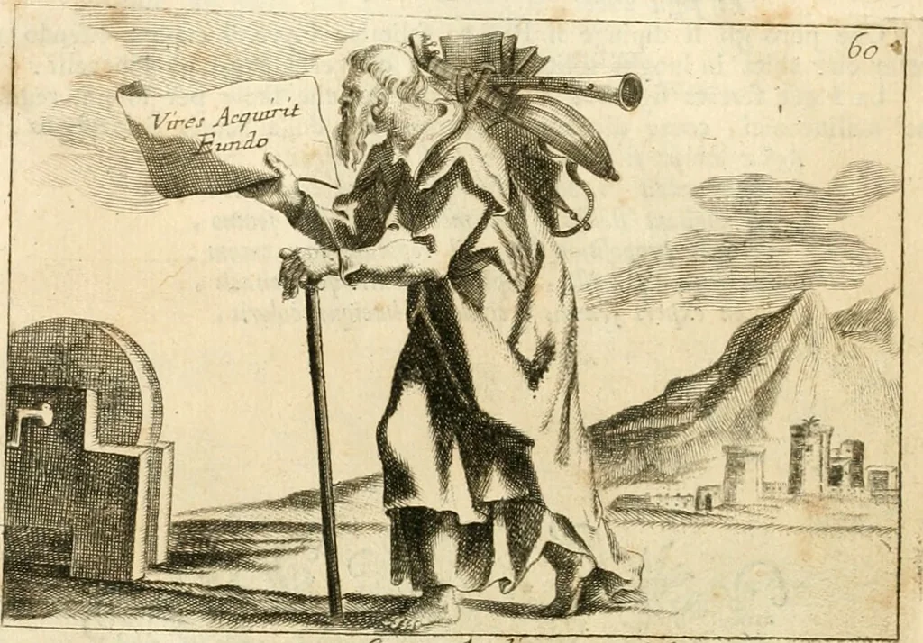 An illustration from Iconologia del cavaliere Cesare Ripa, perugino, 1764, leaf 51