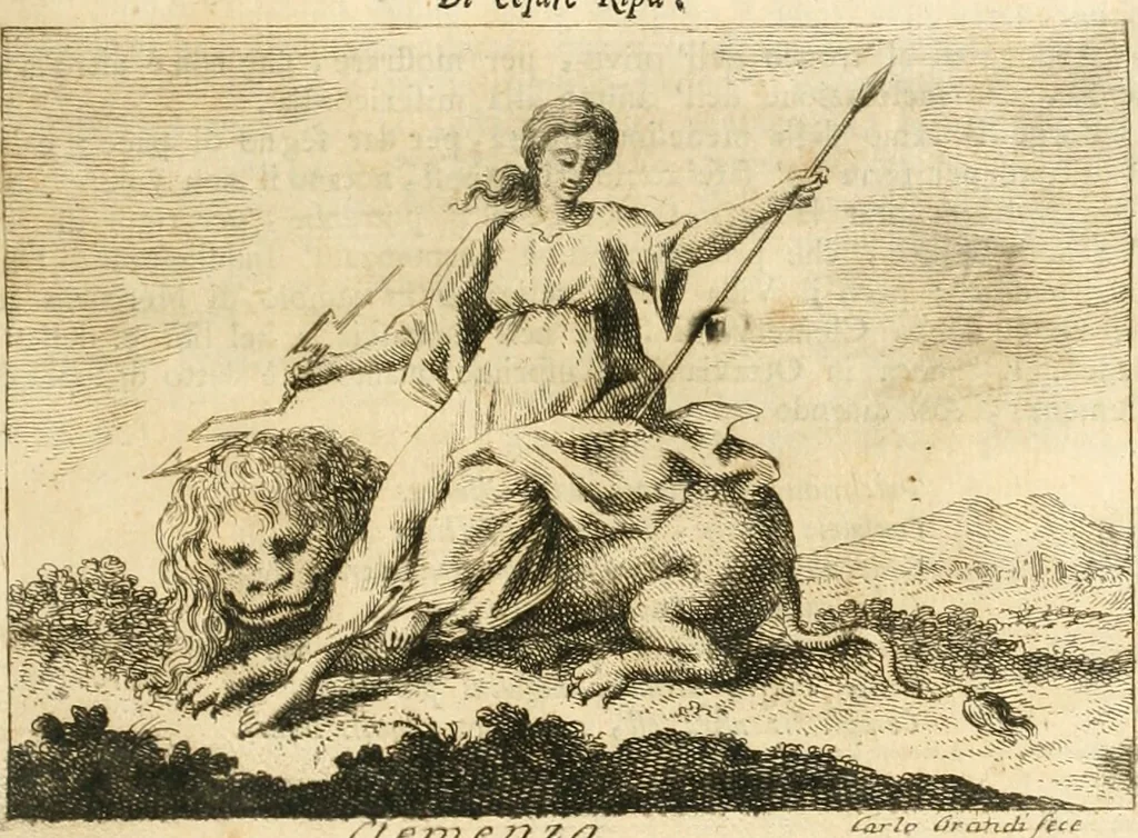An illustration from Iconologia del cavaliere Cesare Ripa, perugino, 1764, leaf 8