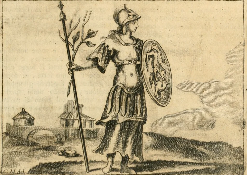 An illustration from Iconologia del cavaliere Cesare Ripa, perugino, 1764, leaf 116