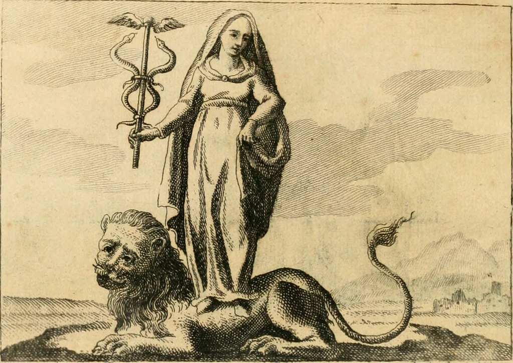 An illustration from Iconologia del cavaliere Cesare Ripa, perugino, 1764, leaf 131