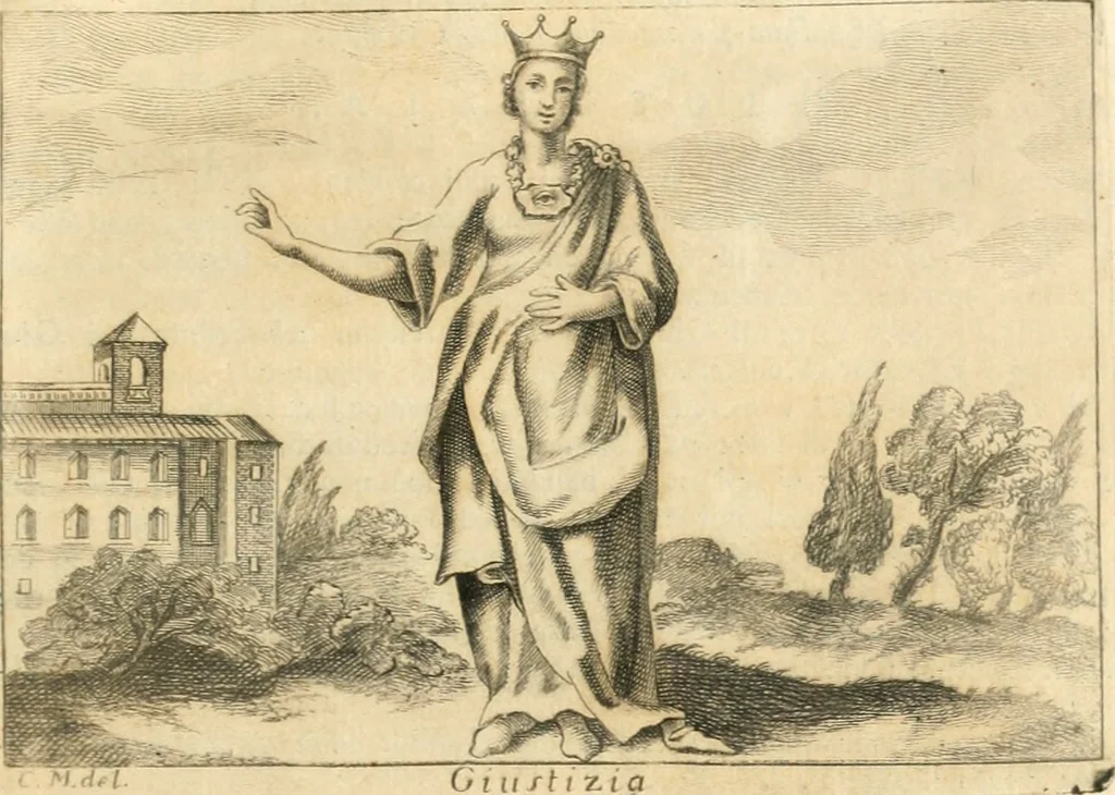 An illustration from Iconologia del cavaliere Cesare Ripa, perugino, 1764, leaf 208
