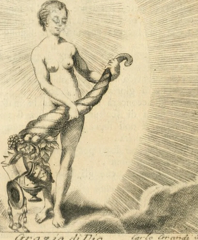 An illustration from Iconologia del cavaliere Cesare Ripa, perugino, 1764, leaf 235