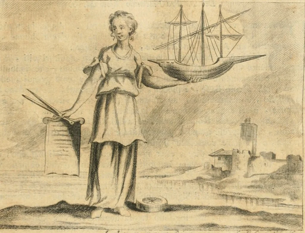 An illustration from Iconologia del cavaliere Cesare Ripa, perugino, 1764, leaf 250