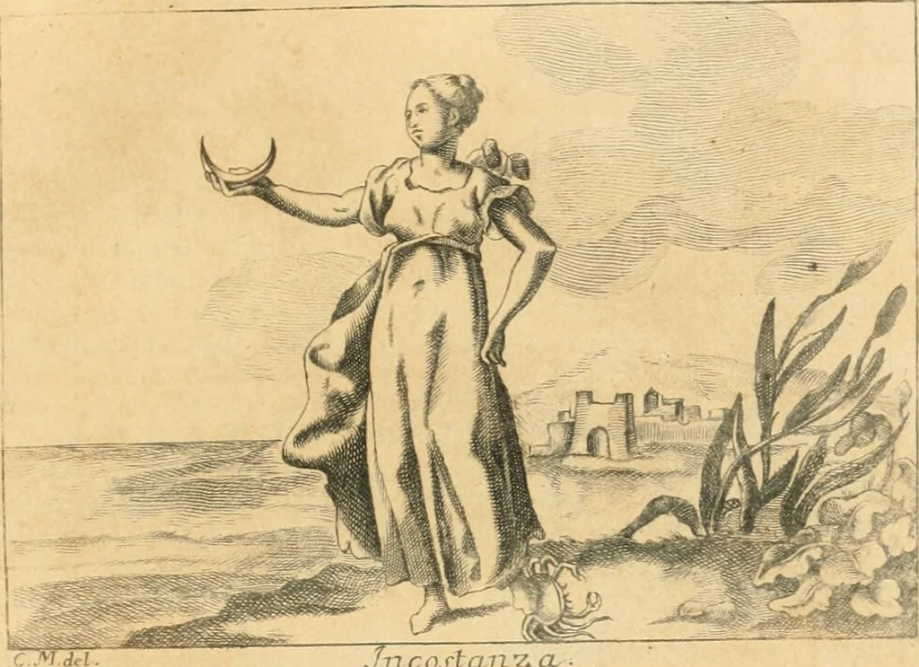 An illustration from Iconologia del cavaliere Cesare Ripa, perugino, 1764, leaf 264