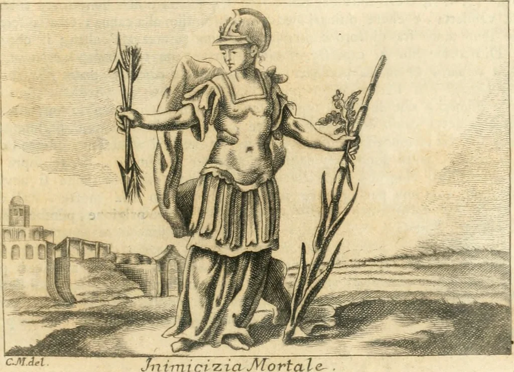 An illustration from Iconologia del cavaliere Cesare Ripa, perugino, 1764, leaf 296