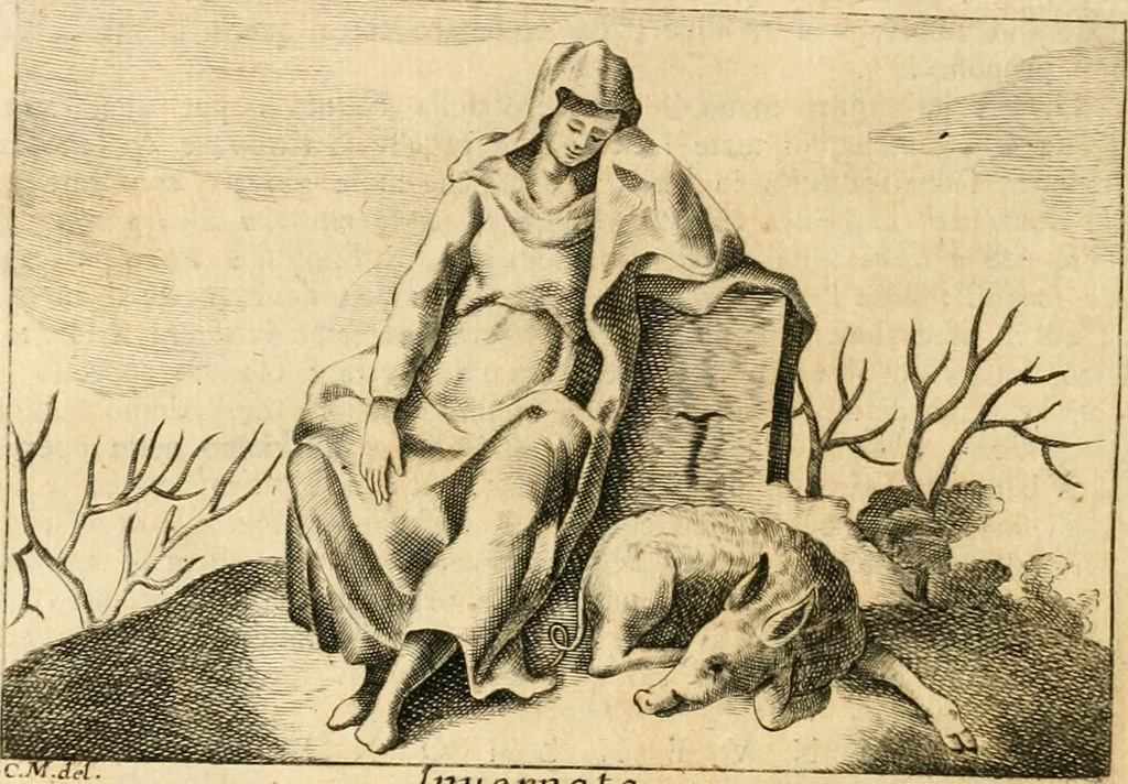 An illustration from Iconologia del cavaliere Cesare Ripa, perugino, 1764, leaf 317