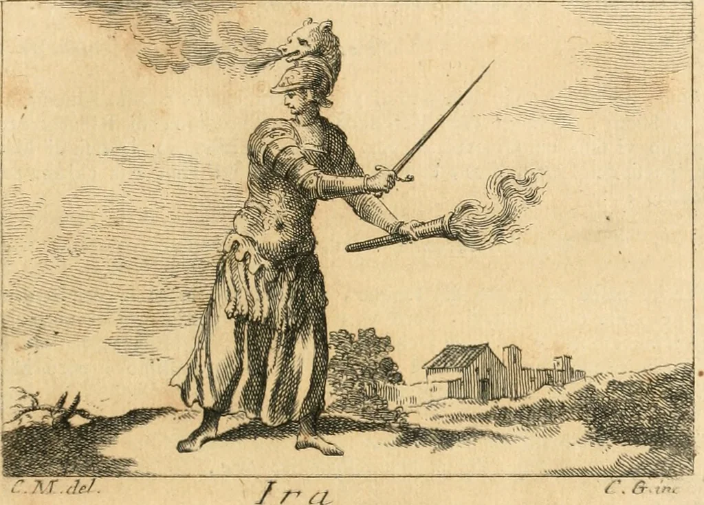 An illustration from Iconologia del cavaliere Cesare Ripa, perugino, 1764, leaf 338
