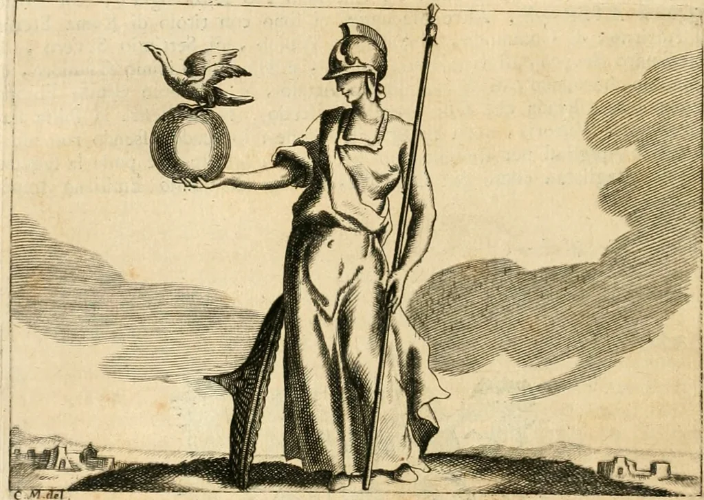 An illustration from Iconologia del cavaliere Cesare Ripa, perugino, 1764, leaf 359