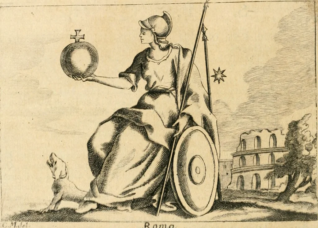 An illustration from Iconologia del cavaliere Cesare Ripa, perugino, 1764, leaf 371