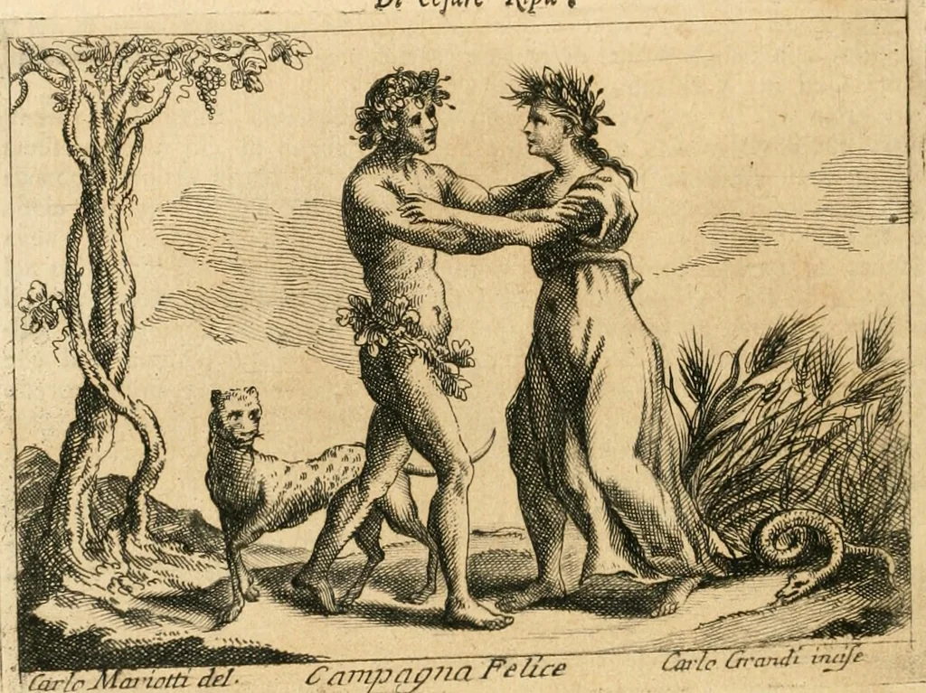 An illustration from Iconologia del cavaliere Cesare Ripa, perugino, 1764, leaf 393