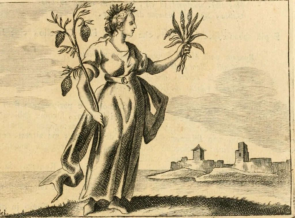 An illustration from Iconologia del cavaliere Cesare Ripa, perugino, 1764, leaf 404