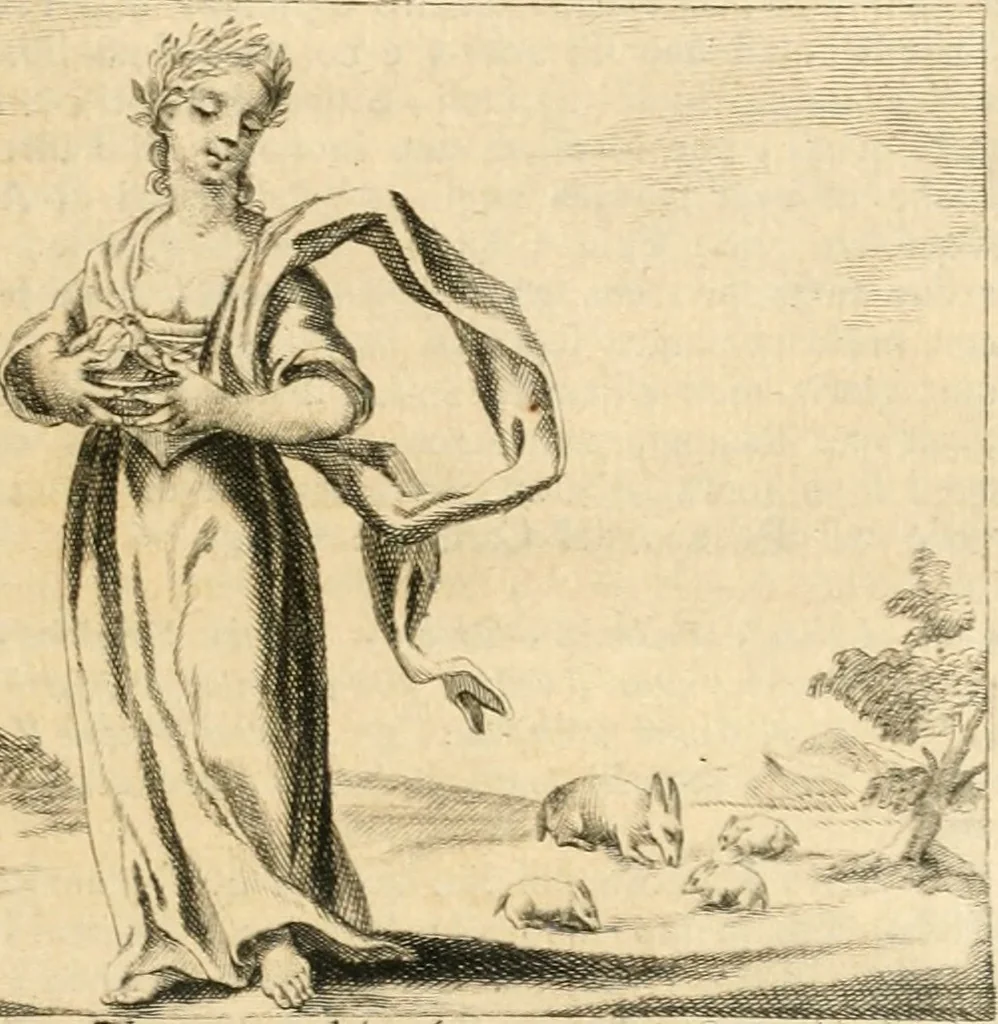 An illustration from Iconologia del cavaliere Cesare Ripa, perugino, 1764, leaf 44