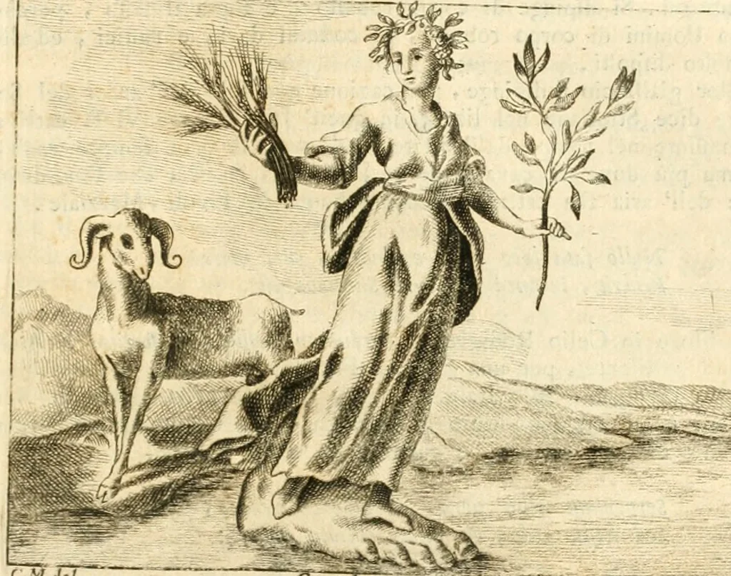 An illustration from Iconologia del cavaliere Cesare Ripa, perugino, 1764, leaf 460