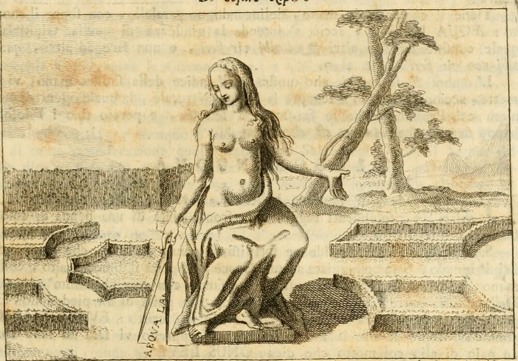 An illustration from Iconologia del cavaliere Cesare Ripa, perugino, 1764, leaf 16