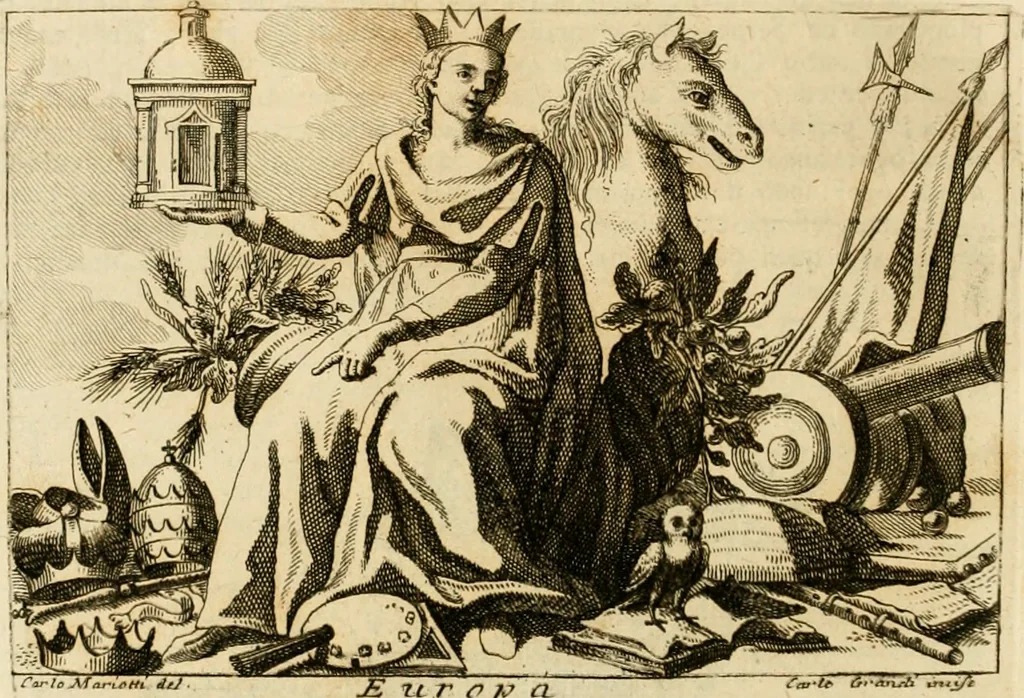An illustration from Iconologia del cavaliere Cesare Ripa, perugino, 1764, leaf 165