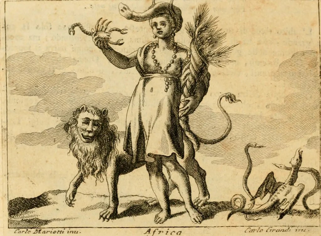 An illustration from Iconologia del cavaliere Cesare Ripa, perugino, 1764, leaf 171