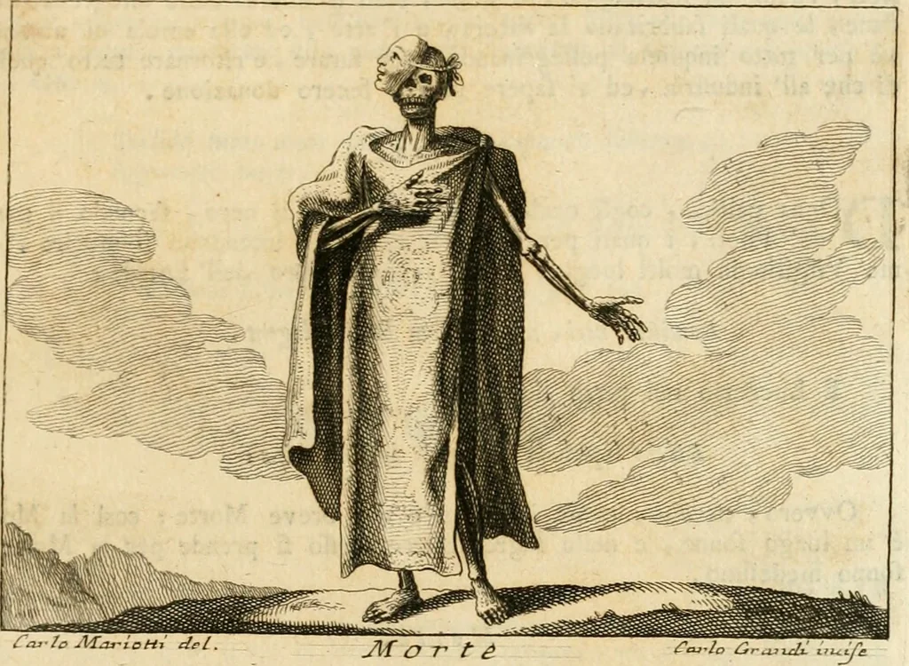 An illustration from Iconologia del cavaliere Cesare Ripa, perugino, 1764, leaf 182