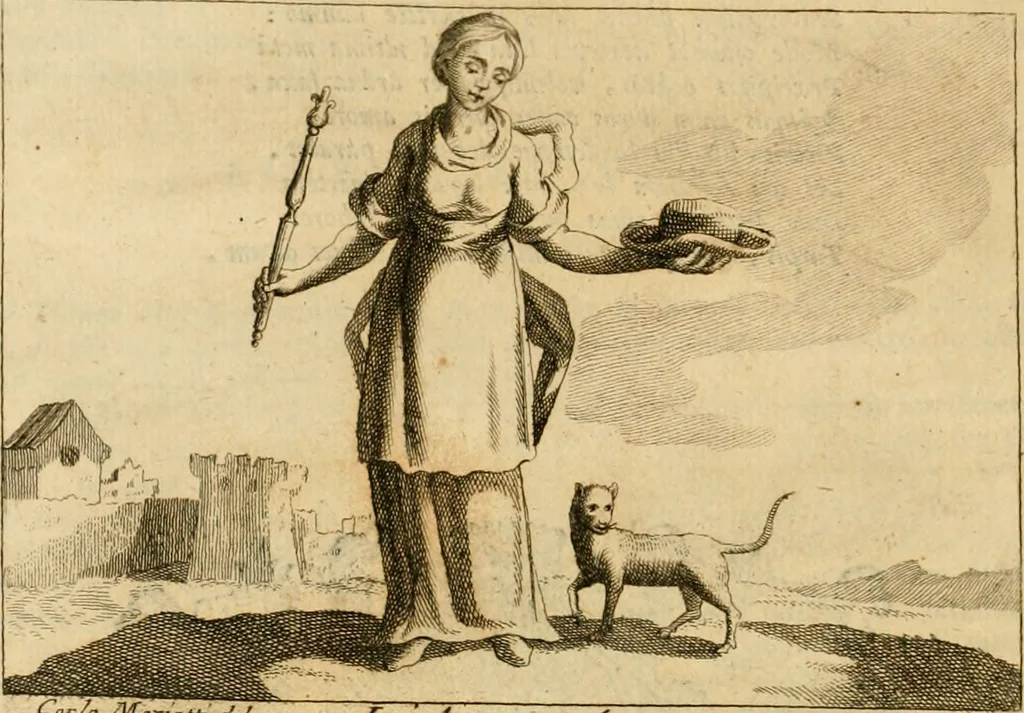 An illustration from Iconologia del cavaliere Cesare Ripa, perugino, 1764, leaf 37