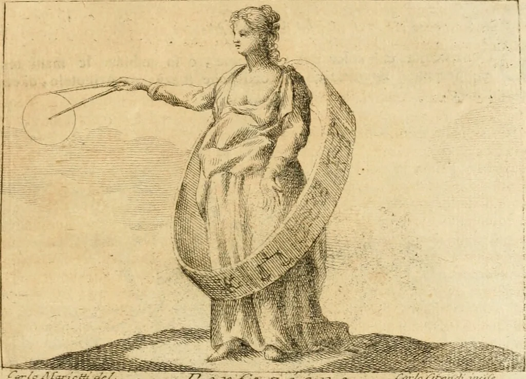 An illustration from Iconologia del cavaliere Cesare Ripa, perugino, 1764, leaf 372