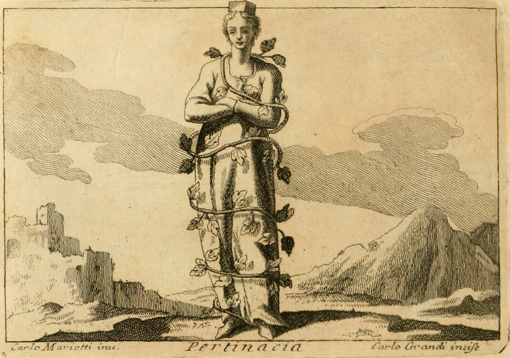 An illustration from Iconologia del cavaliere Cesare Ripa, perugino, 1764, leaf 381