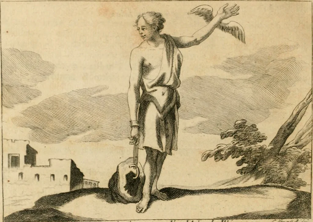 An illustration from Iconologia del cavaliere Cesare Ripa, perugino, 1764, leaf 401