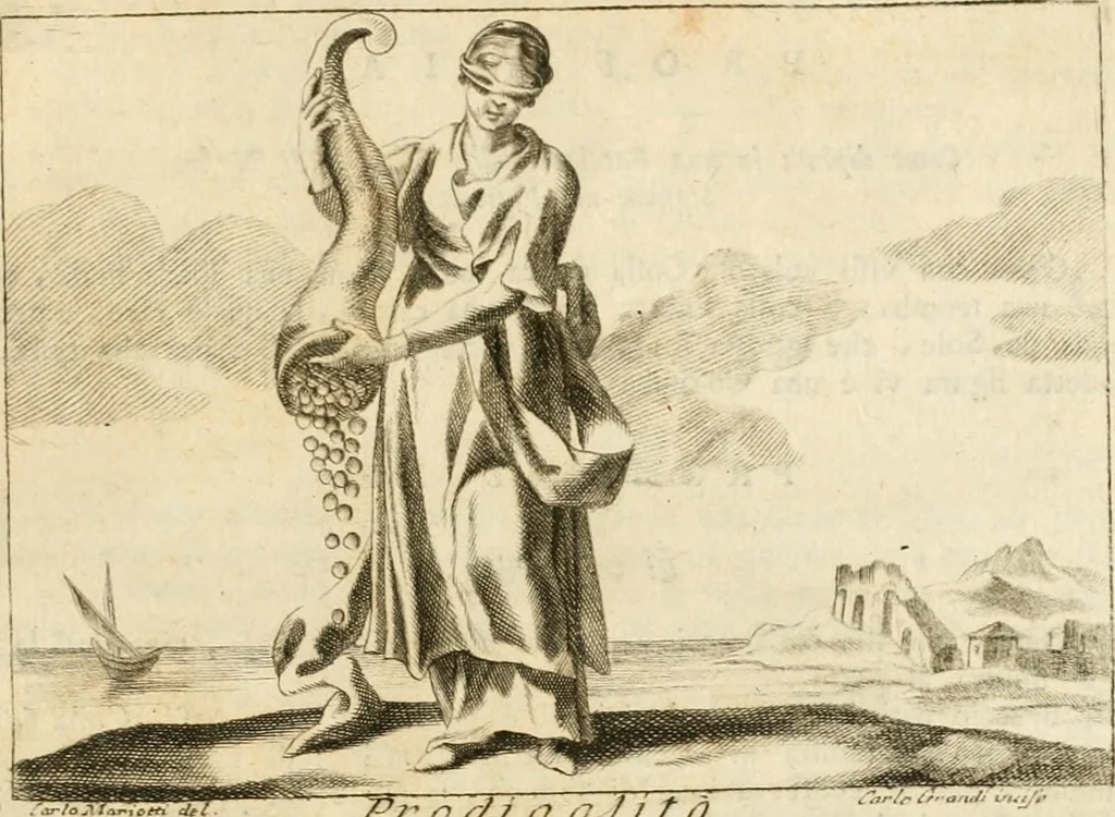 An illustration from Iconologia del cavaliere Cesare Ripa, perugino, 1764, leaf 424