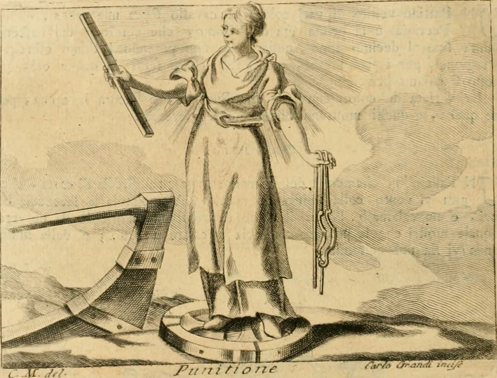 An illustration from Iconologia del cavaliere Cesare Ripa, perugino, 1764, leaf 443