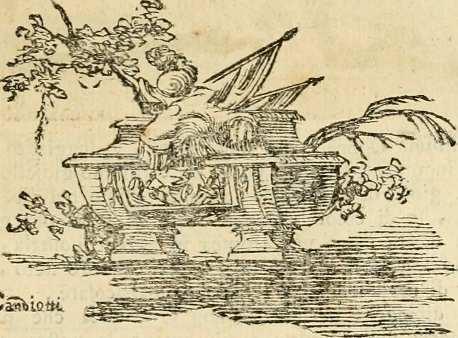 An illustration from Iconologia del cavaliere Cesare Ripa, perugino, 1764, leaf 46