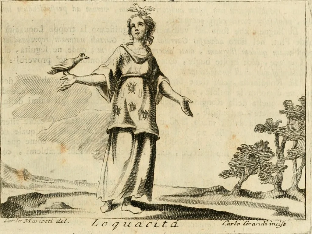 An illustration from Iconologia del cavaliere Cesare Ripa, perugino, 1764, leaf 54