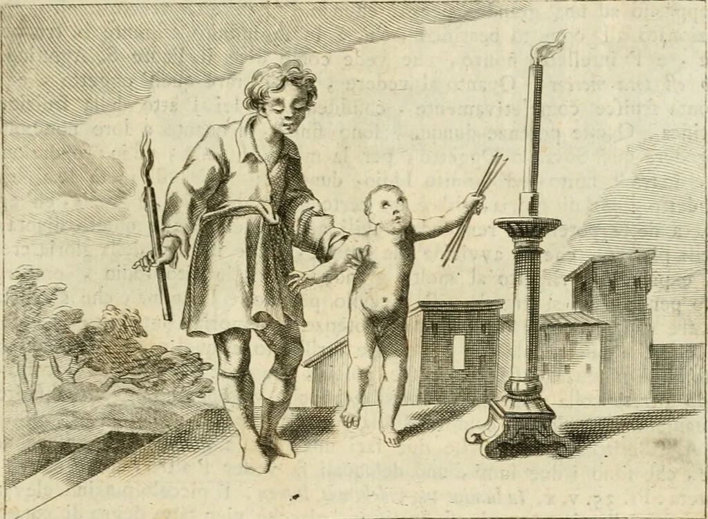 An illustration from Iconologia del cavaliere Cesare Ripa, perugino, 1764, leaf 56