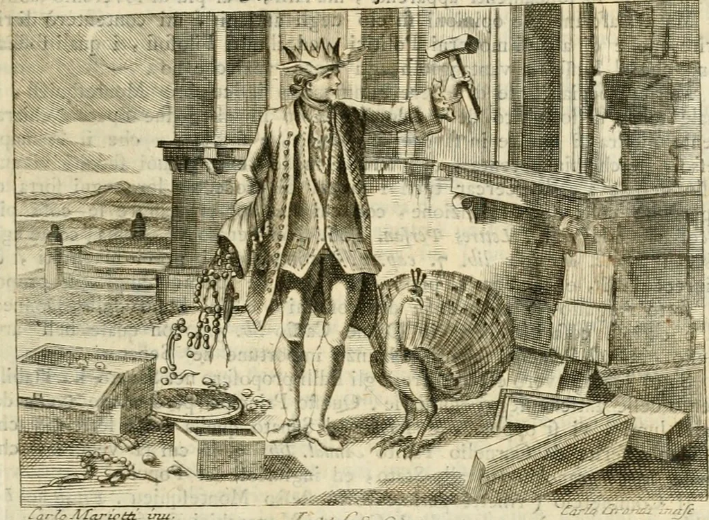 An illustration from Iconologia del cavaliere Cesare Ripa, perugino, 1764, leaf 58