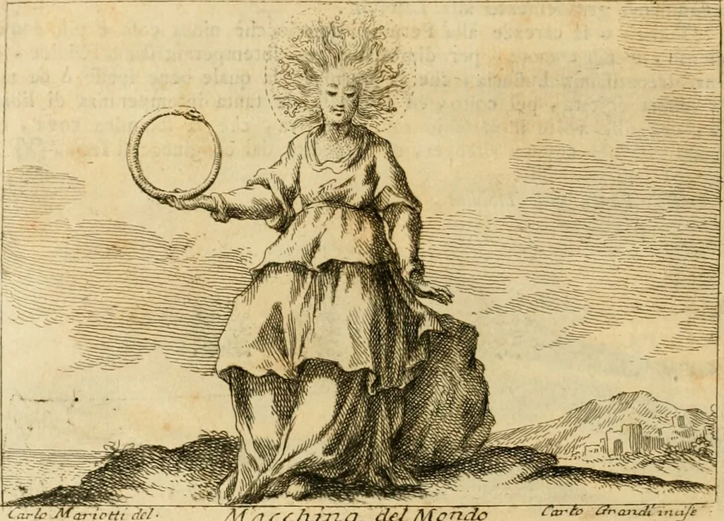 An illustration from Iconologia del cavaliere Cesare Ripa, perugino, 1764, leaf 67