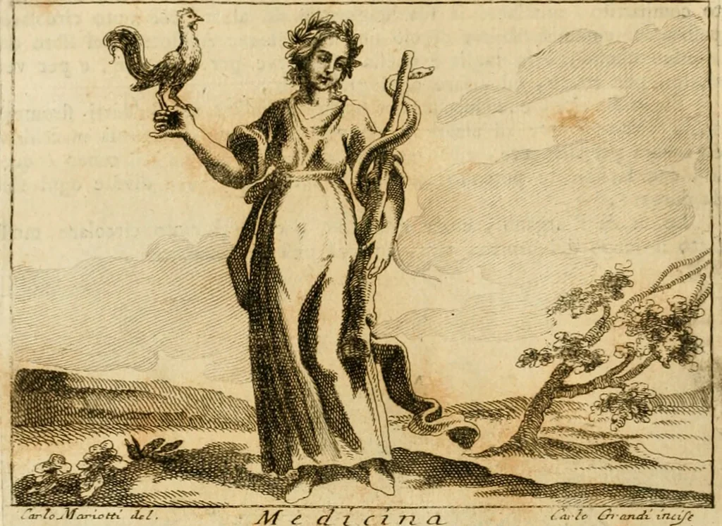 An illustration from Iconologia del cavaliere Cesare Ripa, perugino, 1764, leaf 93