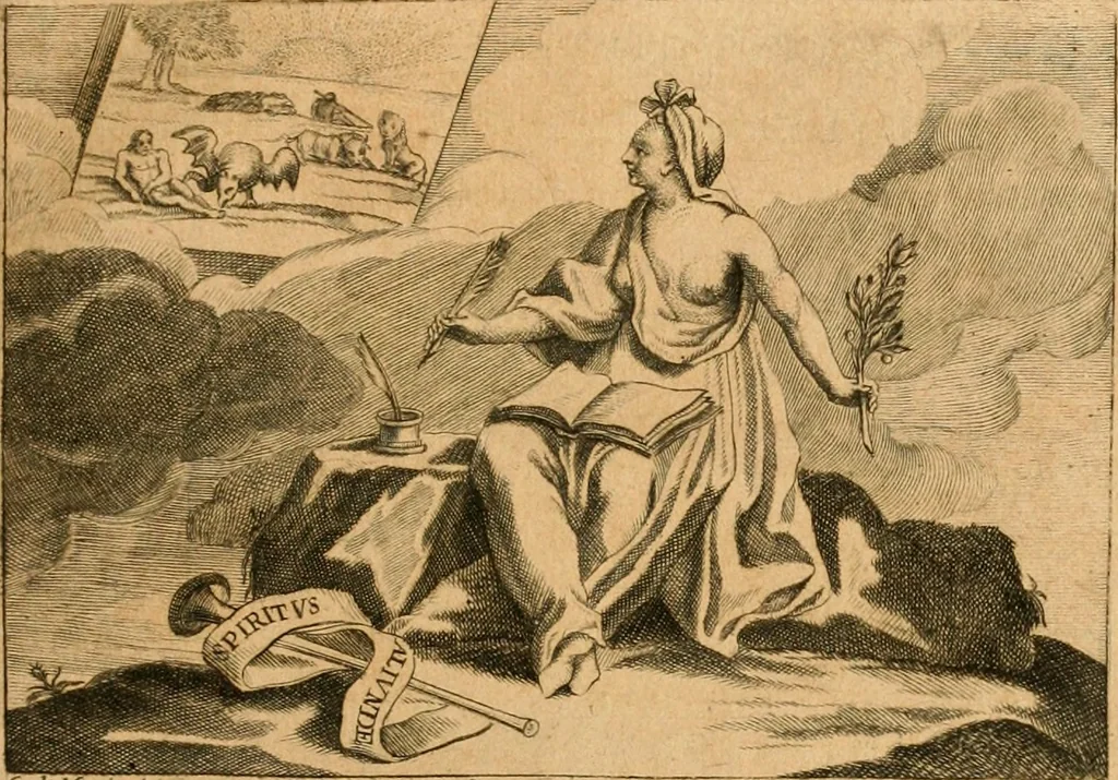 An illustration from Iconologia del cavaliere Cesare Ripa, perugino, 1764, leaf 146