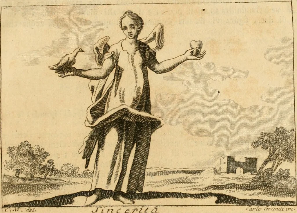 An illustration from Iconologia del cavaliere Cesare Ripa, perugino, 1764, leaf 188