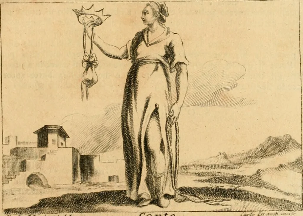 An illustration from Iconologia del cavaliere Cesare Ripa, perugino, 1764, leaf 200