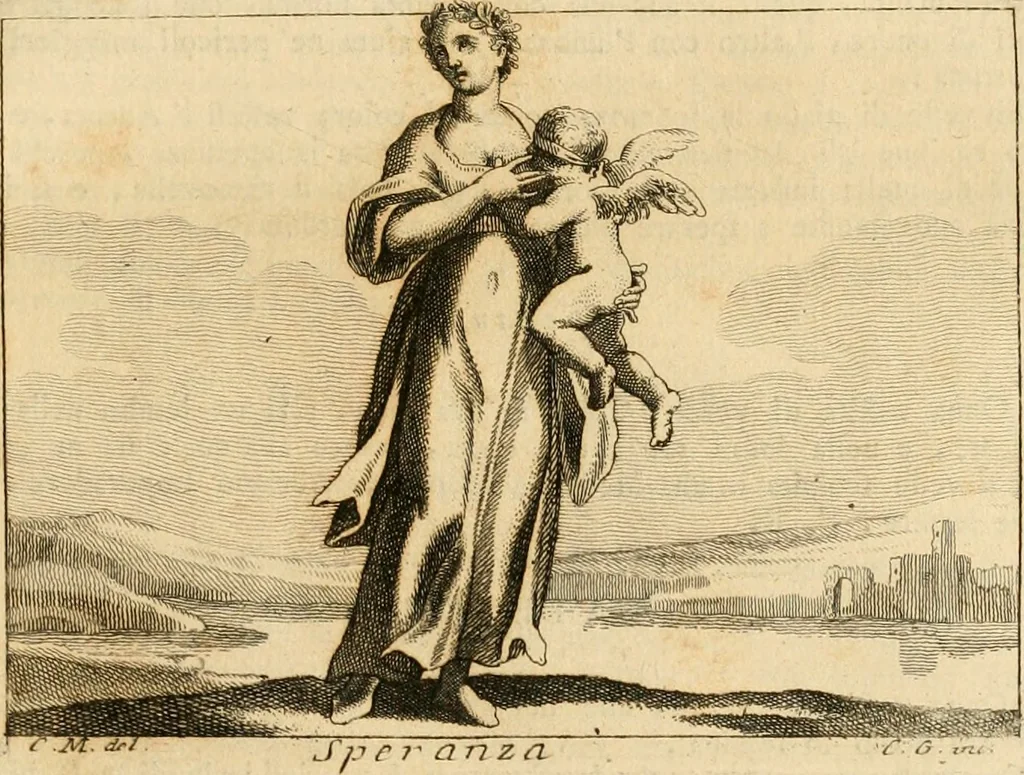 An illustration from Iconologia del cavaliere Cesare Ripa, perugino, 1764, leaf 212
