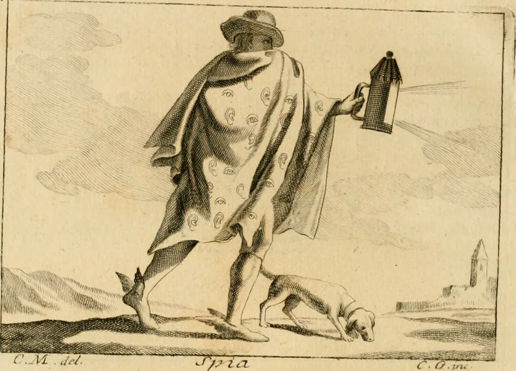 An illustration from Iconologia del cavaliere Cesare Ripa, perugino, 1764, leaf 217
