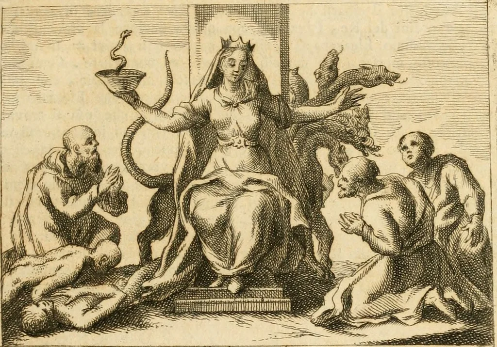 An illustration from Iconologia del cavaliere Cesare Ripa, perugino, 1764, leaf 22