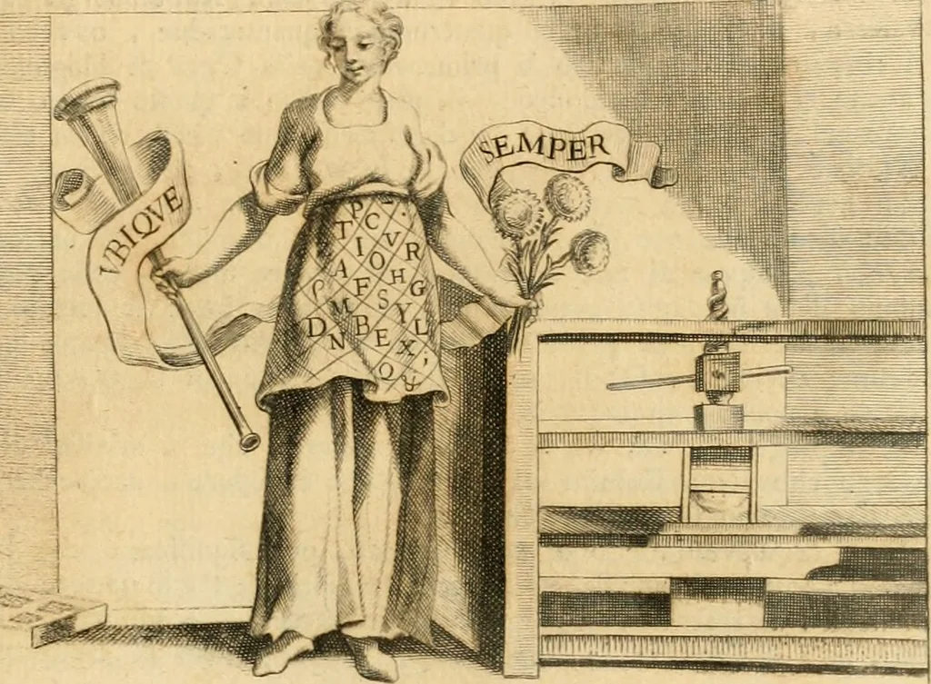 An illustration from Iconologia del cavaliere Cesare Ripa, perugino, 1764, leaf 234