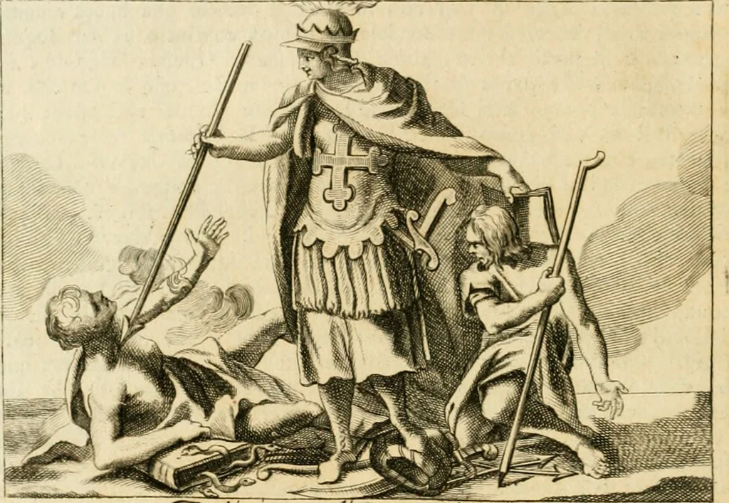 An illustration from Iconologia del cavaliere Cesare Ripa, perugino, 1764, leaf 25