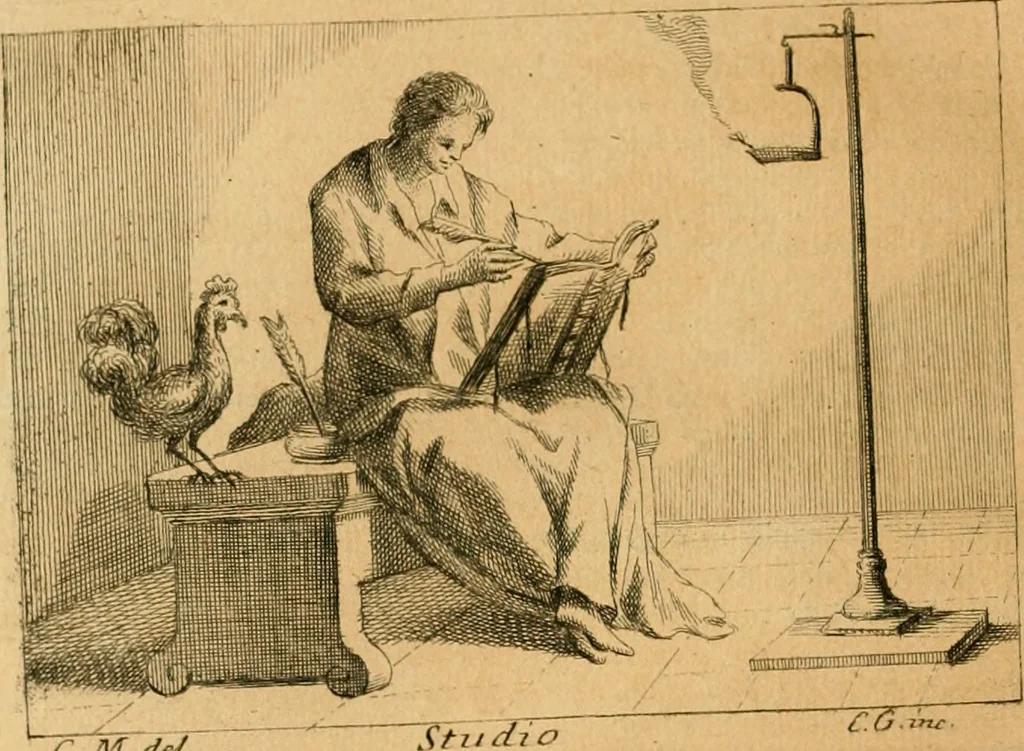 An illustration from Iconologia del cavaliere Cesare Ripa, perugino, 1764, leaf 253