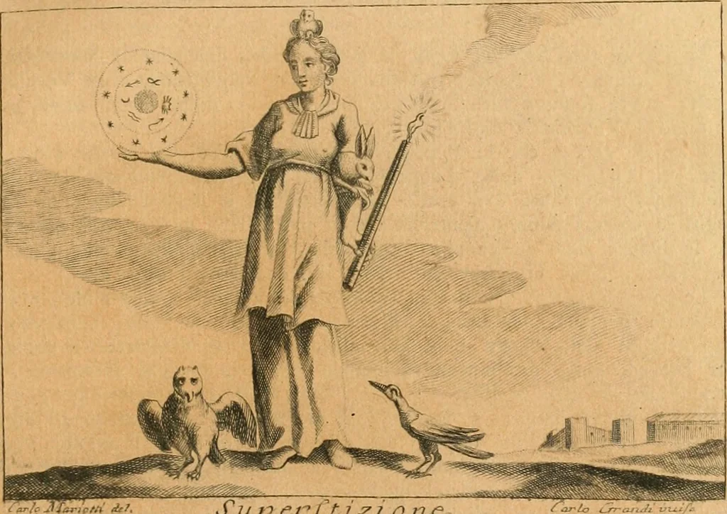 An illustration from Iconologia del cavaliere Cesare Ripa, perugino, 1764, leaf 264