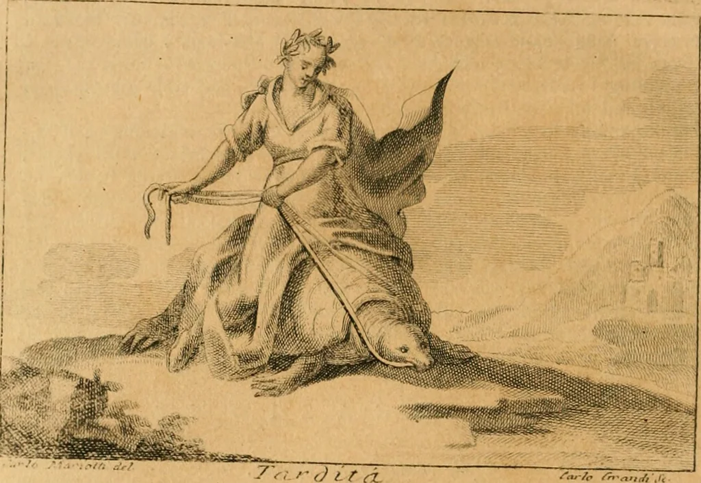 An illustration from Iconologia del cavaliere Cesare Ripa, perugino, 1764, leaf 271