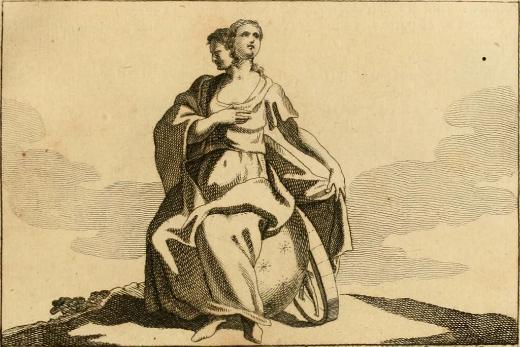 An illustration from Iconologia del cavaliere Cesare Ripa, perugino, 1764, leaf 280