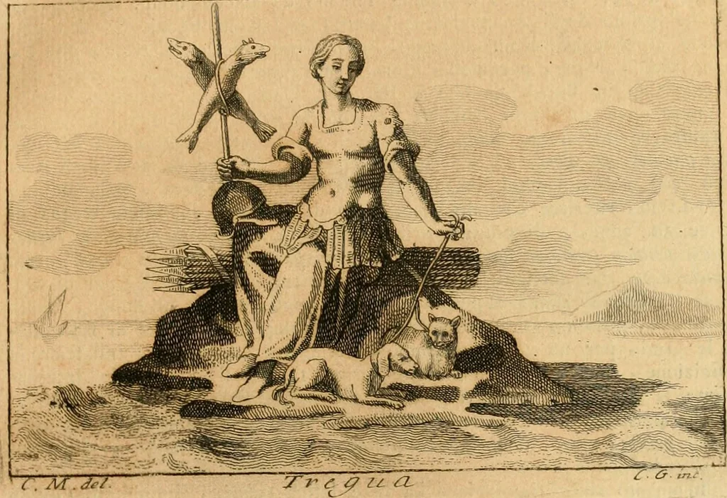 An illustration from Iconologia del cavaliere Cesare Ripa, perugino, 1764, leaf 298