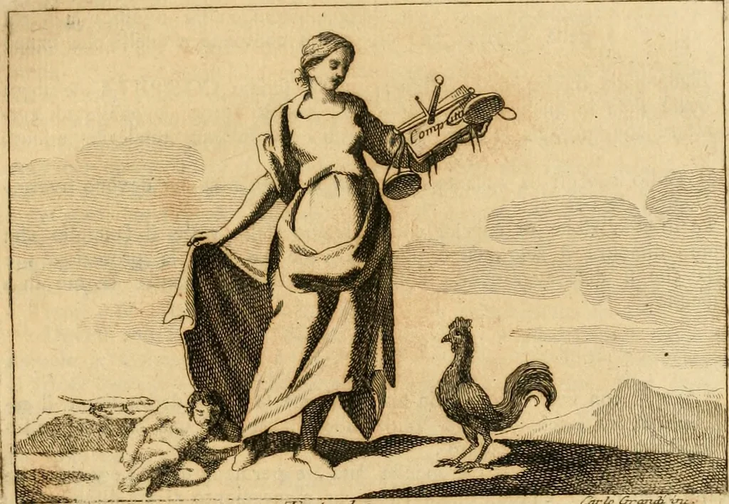 An illustration from Iconologia del cavaliere Cesare Ripa, perugino, 1764, leaf 304